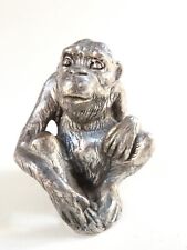 Italian pewter monkey for sale  USA