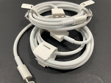 2 cables de datos originales Apple Lightning a USB para iPhone/iPAD MD818ZM/A segunda mano  Embacar hacia Mexico