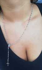 Collana rosario argento usato  Marcianise