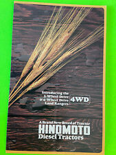 Hinomoto Diesel Tractor E180(D) & E150(D) Sales Brochure 1979, used for sale  Shipping to Canada