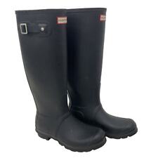 Hunter Women's Black Tall Matte Rain Boots Size 8.5 for sale  Shipping to South Africa