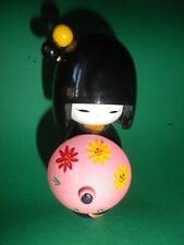 Poupée kokeshi noire d'occasion  Salies-de-Béarn