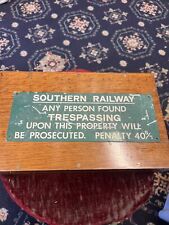 Southern railway green for sale  HAILSHAM