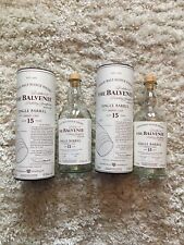 2 Balvenie 15 Sherry Cask Single Barrel Bottles and Tubes 🔥🔥🔥 for sale  Shipping to South Africa