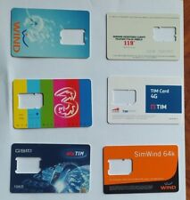 Sim schede cards usato  Italia