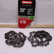 (2-Pk) Oregon Chainsaw Chain 20" H78 for sale  Shipping to South Africa