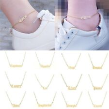 Gold ankle bracelet for sale  Shipping to Ireland
