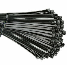 100 abraçadeiras de cabo com zíper 12 polegadas de comprimento cabo de náilon resistente preto teste de 50 lb comprar usado  Enviando para Brazil