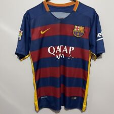 Kit de futebol Nike FC Barcelona 2015 2016 casa tamanho G camisa Suárez comprar usado  Enviando para Brazil