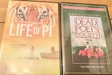 Usado, Life of Pi (DVD, 2012) & Dead Poets Society comprar usado  Enviando para Brazil