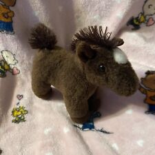 Aurora World Horse Plush Stuffed Animal Brown Pony 8” Toy for sale  Shipping to South Africa