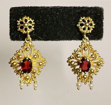 Antique garnet earrings for sale  Athens