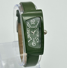 Usado, Relógio de quartzo feminino CRAYO Angles todo verde escuro assimétrico analógico, 24mm, funciona comprar usado  Enviando para Brazil