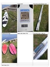 Windsurfing board sails for sale  SWANAGE