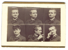 Usado, CDV Curiosa 6 Photos identité jeune avec uniforme regard malicieux 1890 comprar usado  Enviando para Brazil