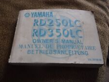 yamaha rd250 manual for sale  EAST COWES