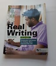 Escritura real con lecturas: párrafos y ensayos para universidad, trabajo y víspera... segunda mano  Embacar hacia Argentina