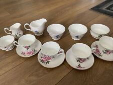 Royal Kent 14 Piece Tea set Staffordshire Fine Bone China Floral for sale  Shipping to South Africa