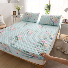 Cubierta protectora de cama acolchada 100 % tela de algodón gruesa, usado segunda mano  Embacar hacia Argentina