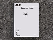 Manual de manutenção do proprietário do operador JLG Telehandler G5-18A comprar usado  Enviando para Brazil