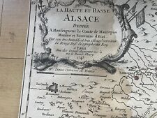 Ancienne carte géographique d'occasion  Sainte-Croix-en-Plaine
