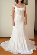 Usado, Vestido de novia Justin Alexander/Lillian West modelo 6326 talla 8 en marfil - b01468 segunda mano  Embacar hacia Argentina
