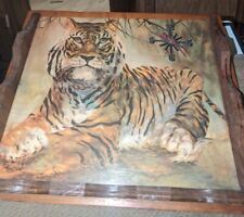 Vintage wooden tiger for sale  Gleason