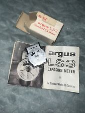 Medidor de luz de selênio Argus LS3 padrão C3 câmera de tijolo nº 614, caixa, instruções comprar usado  Enviando para Brazil