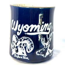 Blue wyoming mug for sale  Shipping to Ireland