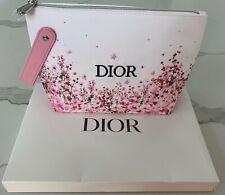 Usado, Bolsa cosmética floral rosa Christian Dior bolsa calça estojo de maquiagem embreagem nova na caixa comprar usado  Enviando para Brazil