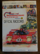 Cartão oficial de corrida Silverstone Classic 2013 automobilismo comprar usado  Enviando para Brazil
