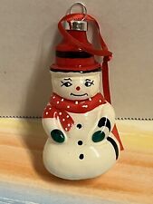Vintage glass snowman for sale  Madison