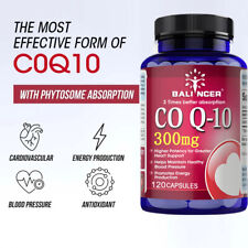 Co Enzyme Q10 300mg 120 cápsulas de alta resistência antioxidante energia para envelhecimento comprar usado  Enviando para Brazil