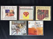 Lote de 5 álbuns aleatórios de música romântica em CD de áudio álbum, usado comprar usado  Enviando para Brazil