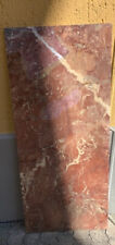 Gebraucht, Rotgemaserte Marmorplatte 136,5 cm x 60 cm gebraucht kaufen  München