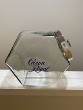 Jarro e tampa vintage Crown Royal Canadian Whiskey ponta de bancada de vidro grande comprar usado  Enviando para Brazil