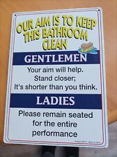Bathroom rules funny for sale  SOLIHULL