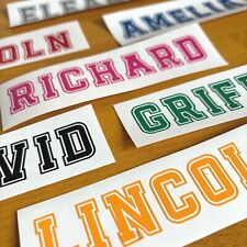 Personalised name stickers for sale  SLOUGH