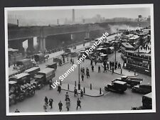 Traffic Hold Up At Blackfriar Bridge Londres Em 1932 Bondes Camiões Carros Vans etc comprar usado  Enviando para Brazil