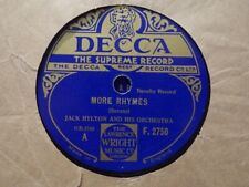 JACK HYLTON - More Rhymes 78 rpm disc comprar usado  Enviando para Brazil