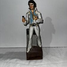 Vintage 1977 McCormick Elvis Presley Whiskey Decanter Music Box Love Me Tender, used for sale  Shipping to South Africa