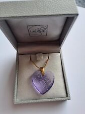Coeur violet lalique d'occasion  Rouen-