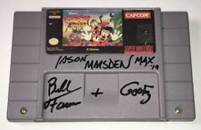 Cartucho de jogo BILL FARMER & JASON MARSDEN GOOF TROOP assinado X2 SNES JSA CERTIFICADO DE AUTENTICIDADE comprar usado  Enviando para Brazil