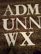 Wooden white alphabet for sale  Tucson