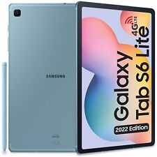 Samsung Galaxy Tab S6 Lite 10.4" 2022 4+64GB WiFi+LTE Tablet + SPEN SM-P619 BLUE usato  Italia
