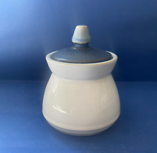 Denby white blue for sale  LEATHERHEAD