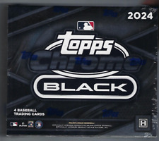 2024 Topps Chrome Black Baseball Hobby Box for sale  Shipping to South Africa