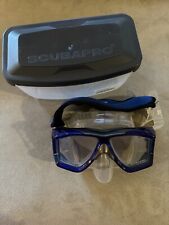 ScubaPro Solo Mask Blue Clear Vu2 Includes Mask Container Padded Back Strap for sale  Shipping to South Africa