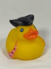 Pirate Rubber Duck Black Hat Pink Vest Water Collect Decor 2" for sale  Shipping to South Africa