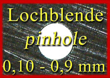 Hole Panel Hole Camera 0,1-0,9 mm Pinhole Camera Obscura sténopé Accessory Pack, brukt til salgs  Frakt til Norway